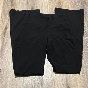 Aritzia TNA Flare Black Yoga Pants, M
